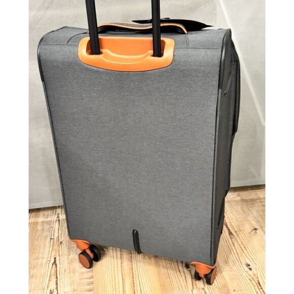 CHAMPS Classic II Collection 1-piece Softside Luggage  suitcase 24”Grey GREY - Picture 8 of 13